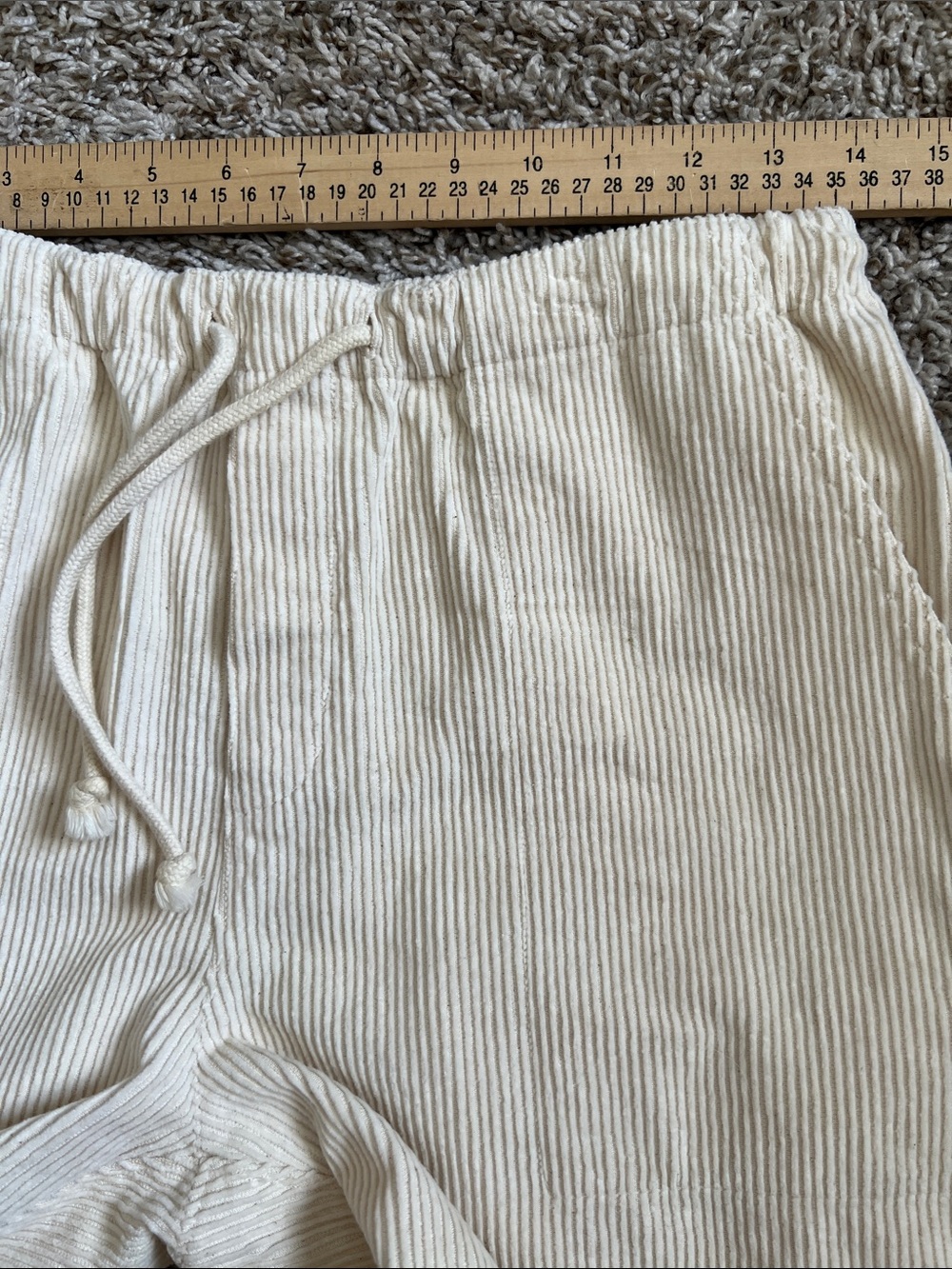 Like New! UNBLEACHED/UNDYED 100% Organic Indian Cotton Cord Drawstring S - Picture 9 of 9